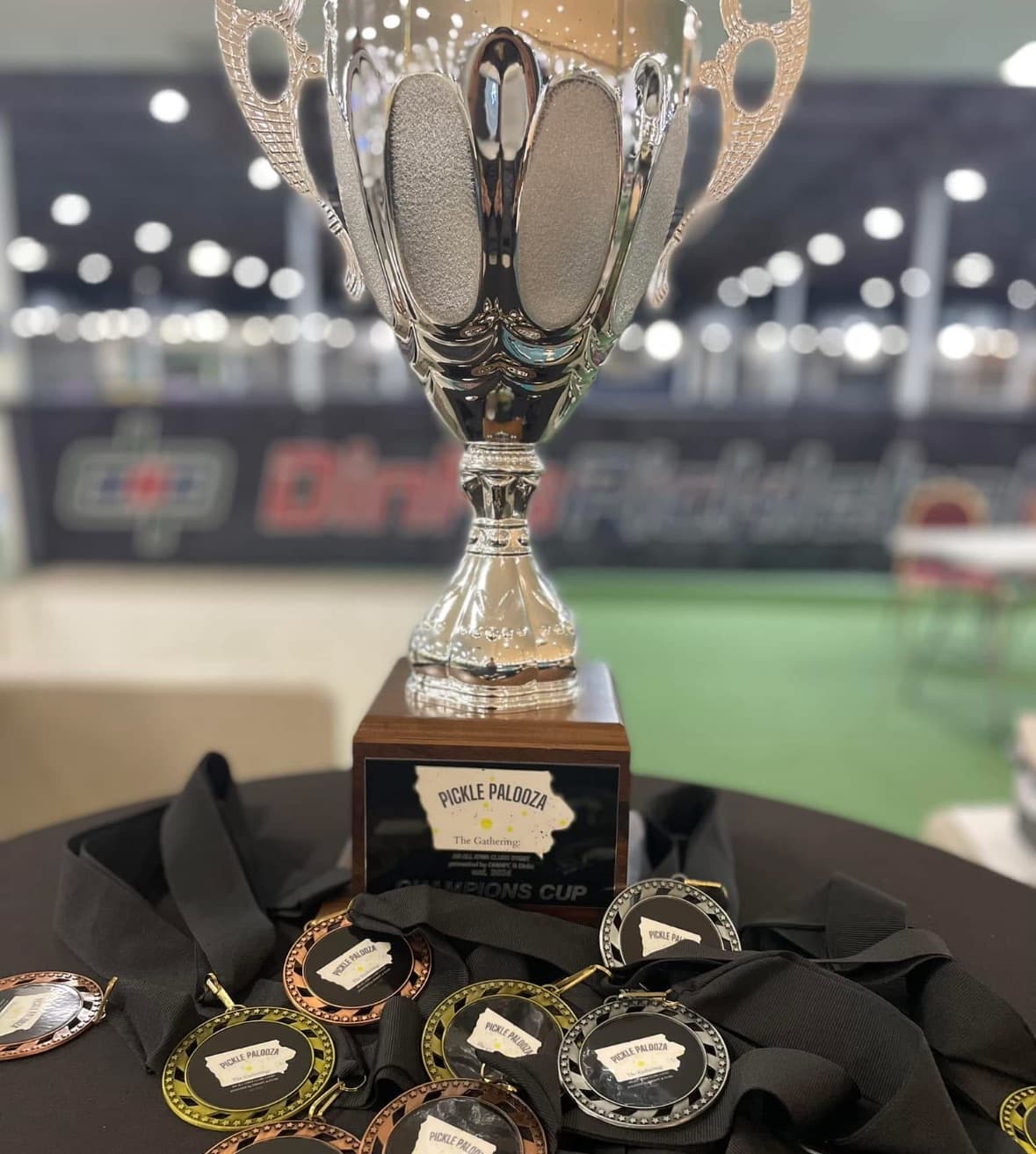 Picklepalooza trophy presentation