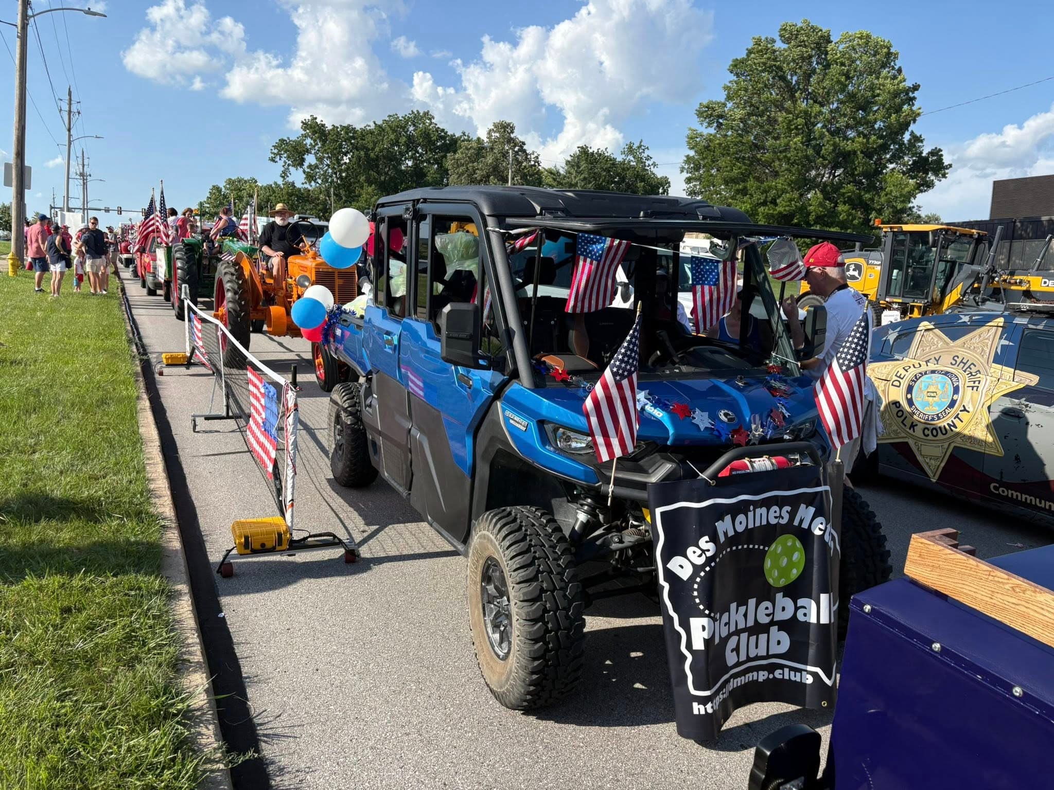 DMMPC participating in a Des Moines parade